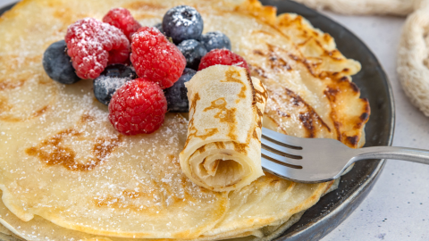 Verkoop pannenkoeken